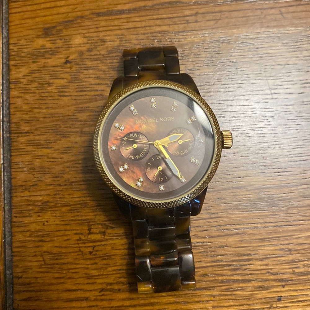 Michael Kors Tortoise Watch